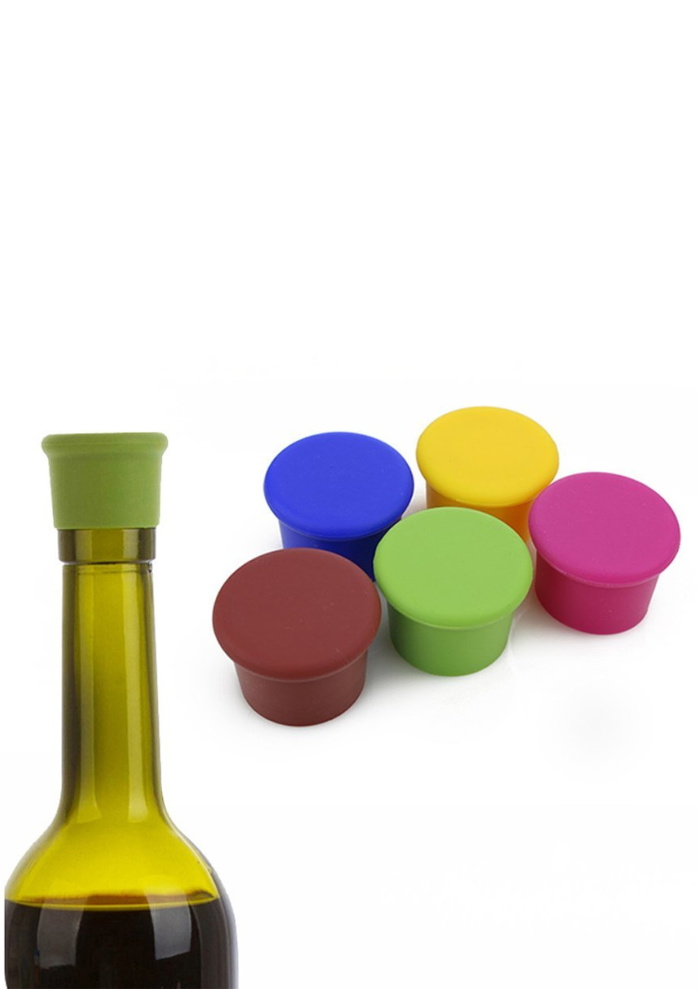 Set 6 dopuri din silicon reutilizabile