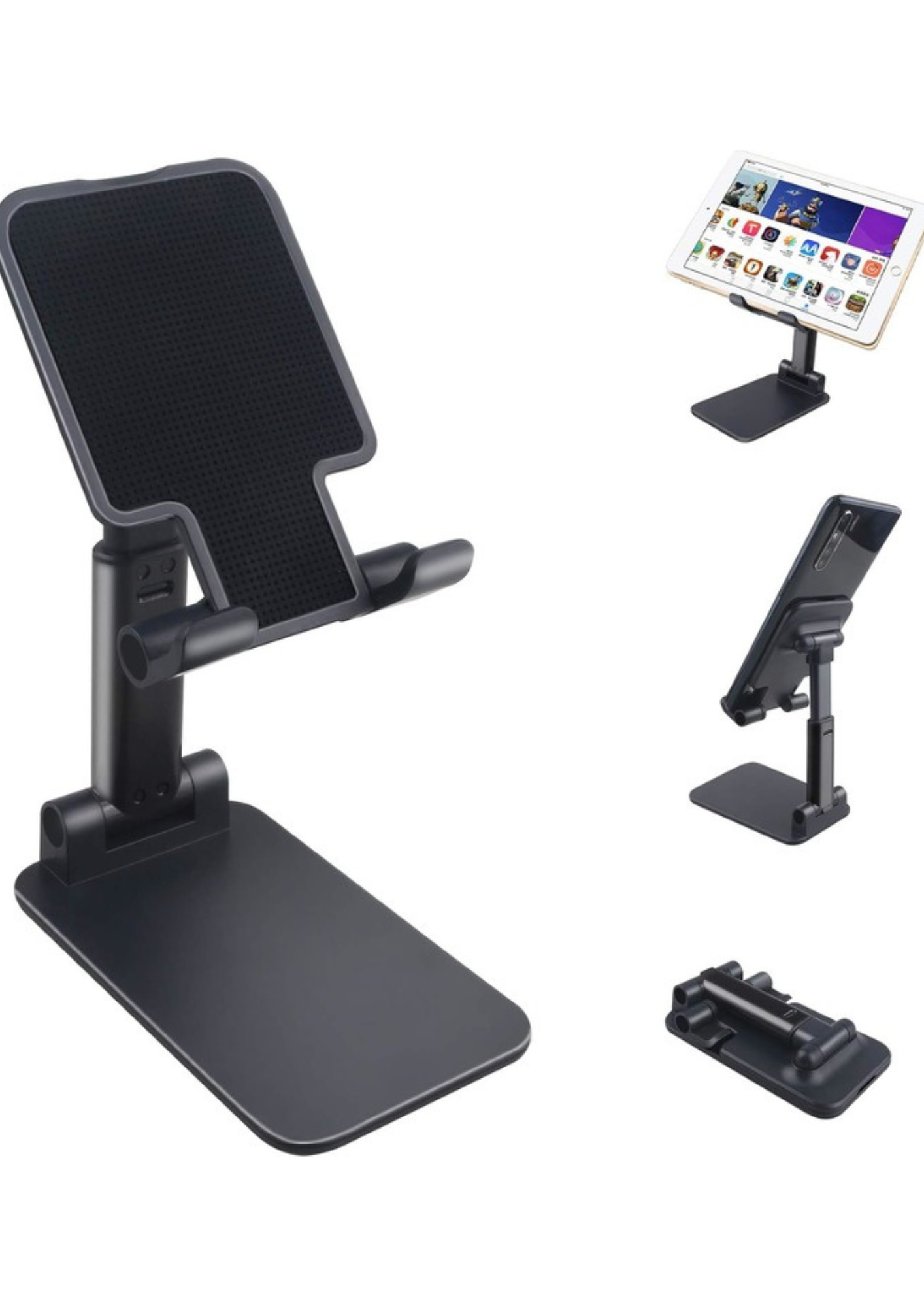 Suport reglabil de birou pentru telefon și tabletă