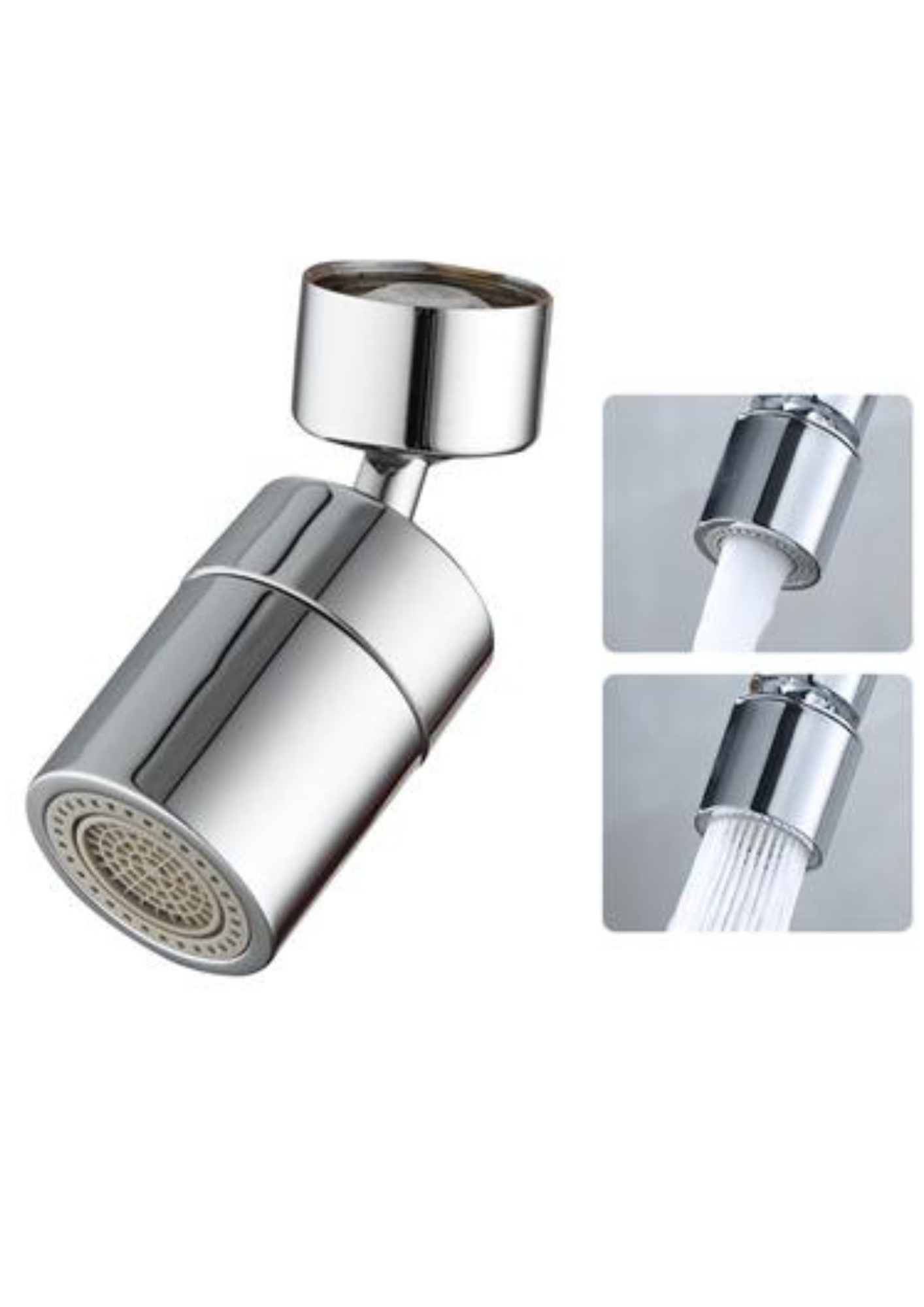 Extensor universal, 2 jeturi apă, rotire 360°