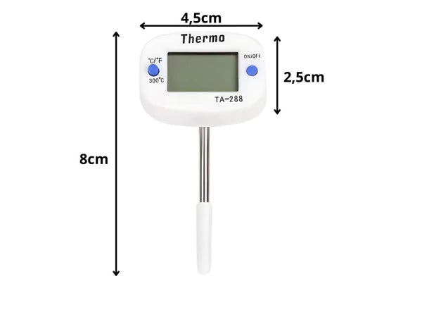 Termometru de bucătărie LCD cu sondă cu pin