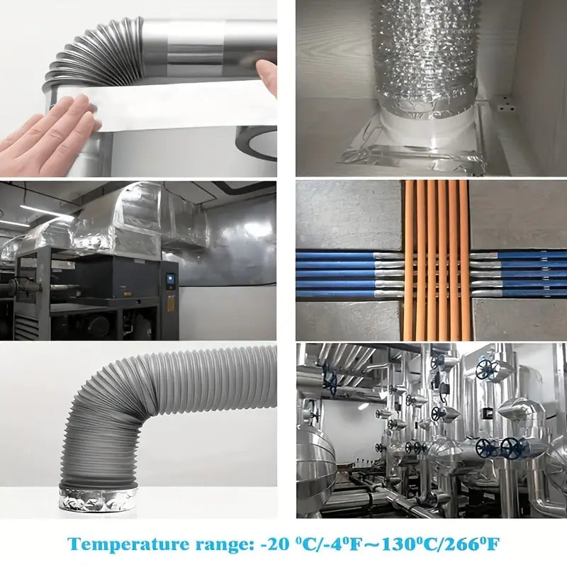 Bandă autoadezivă din aluminiu pentru etanșare
