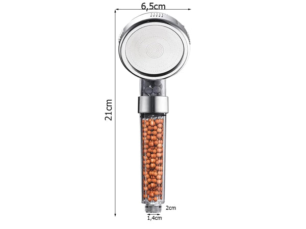 Cap de duș cu granule anticalcar