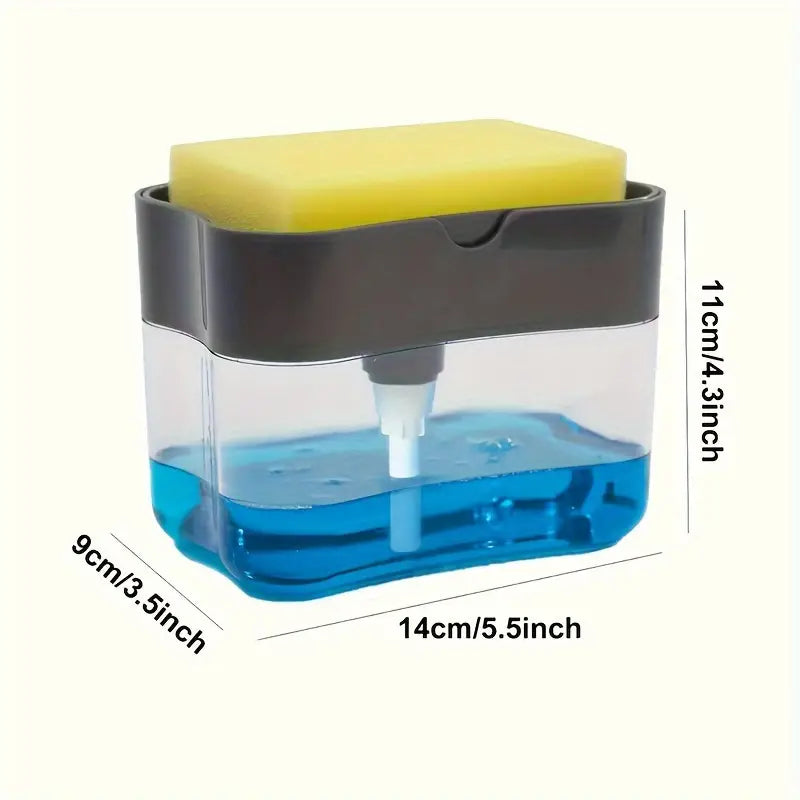 Dispenser săpun vase cu suport burete