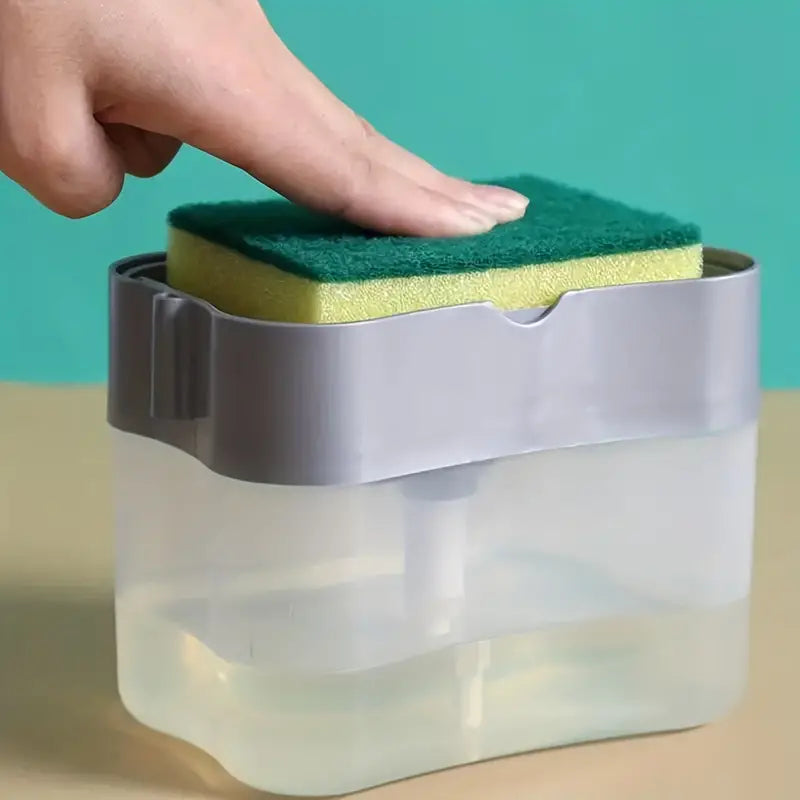Dispenser săpun vase cu suport burete