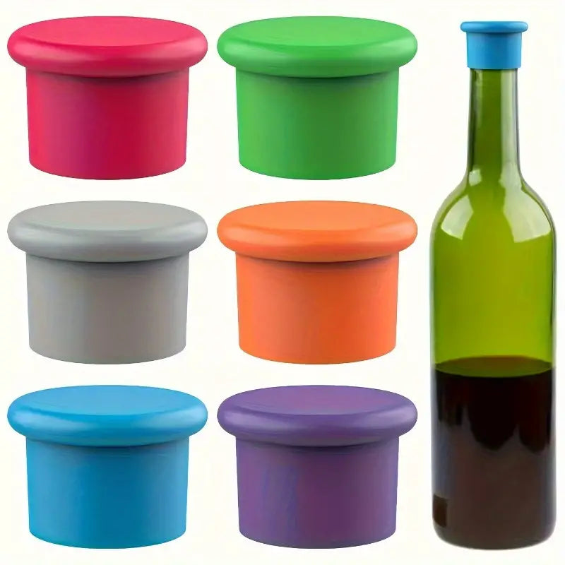 Set 6 dopuri din silicon reutilizabile