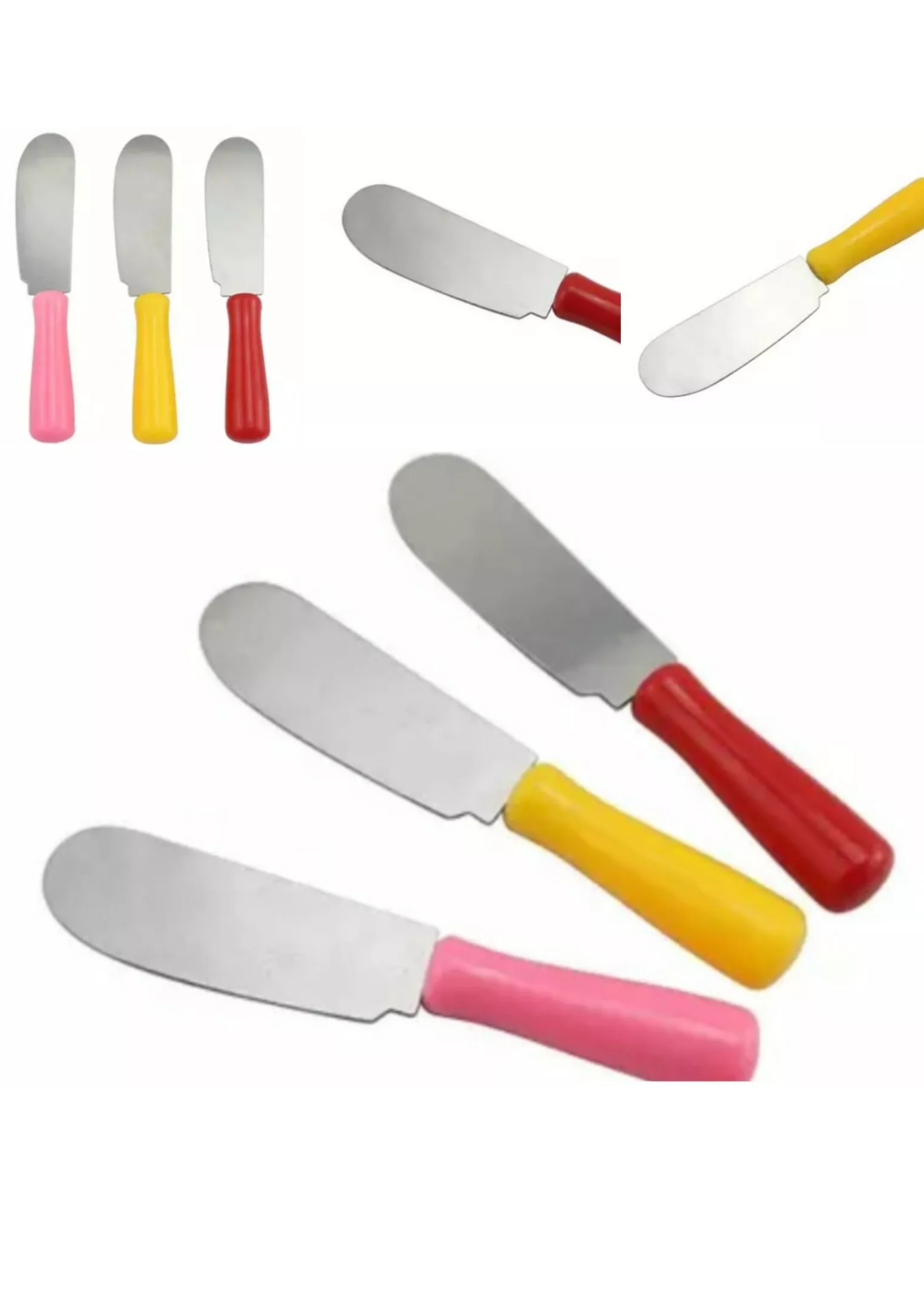 Set 3 spatule pentru întins glazură