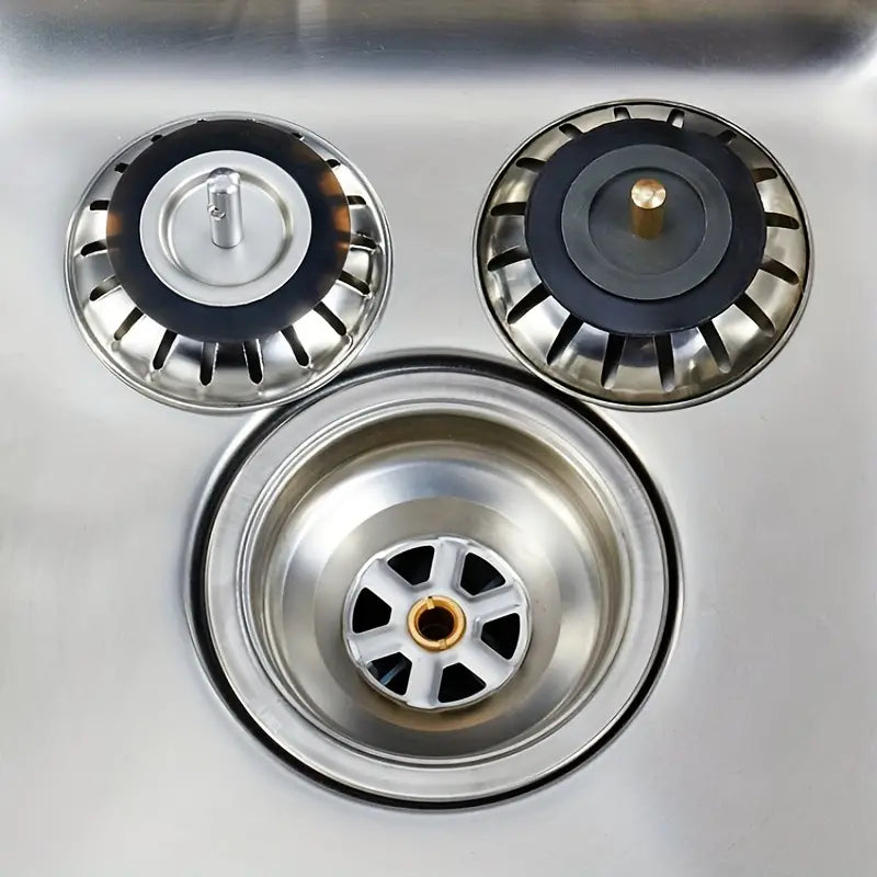 Filtru de scurgere pentru chiuvetă din inox