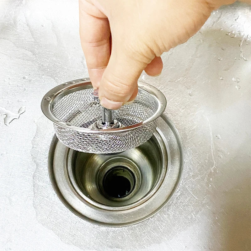 Filtru tip plasă din inox pentru chiuvetă bucătărie