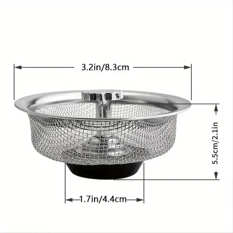 Filtru tip plasă din inox pentru chiuvetă bucătărie