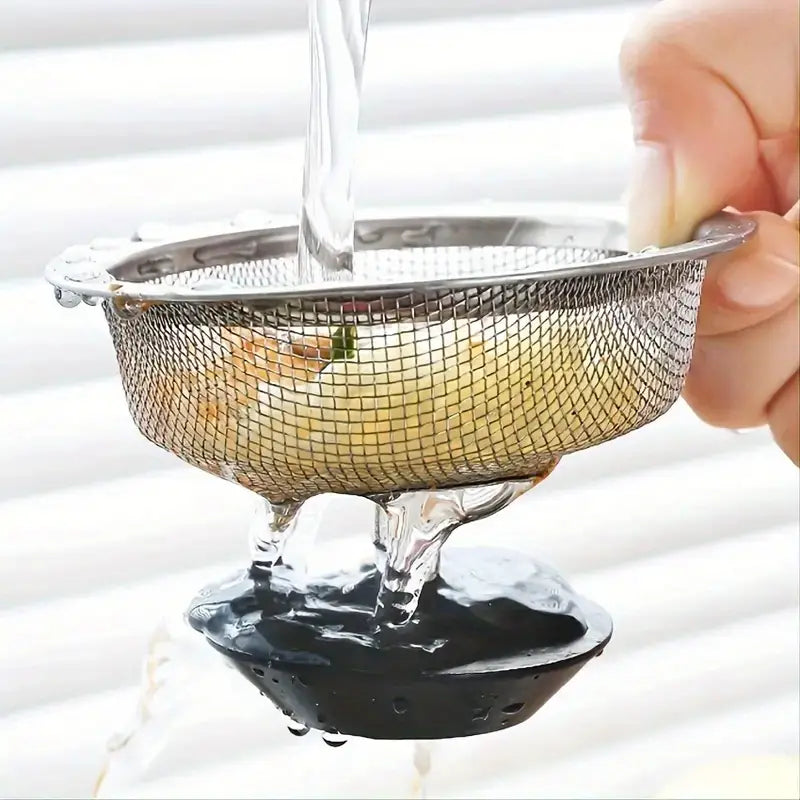 Filtru tip plasă din inox pentru chiuvetă bucătărie