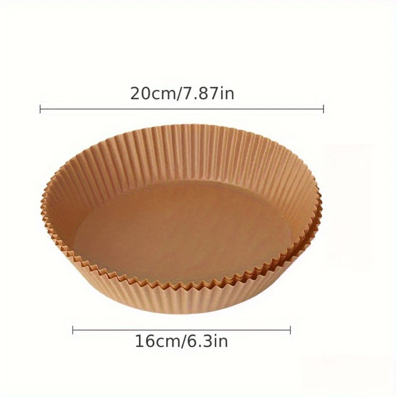 Set 25 bucăți hârtie pentru friteuză