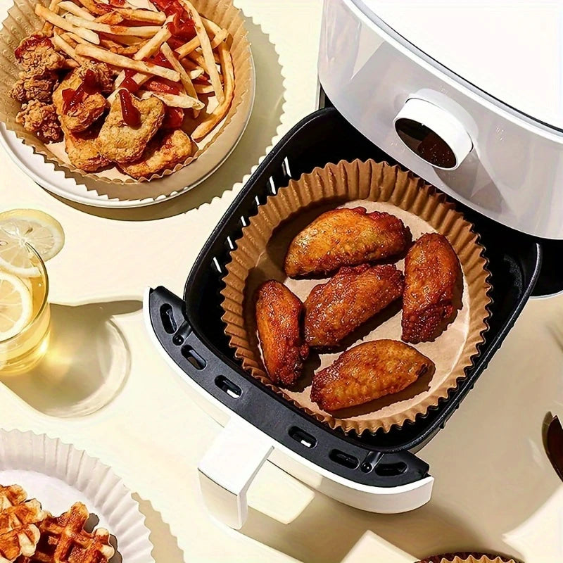 Set 25 bucăți hârtie pentru friteuză