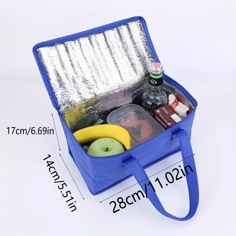 Hőszigetelt táska fogantyúval és cipzárral