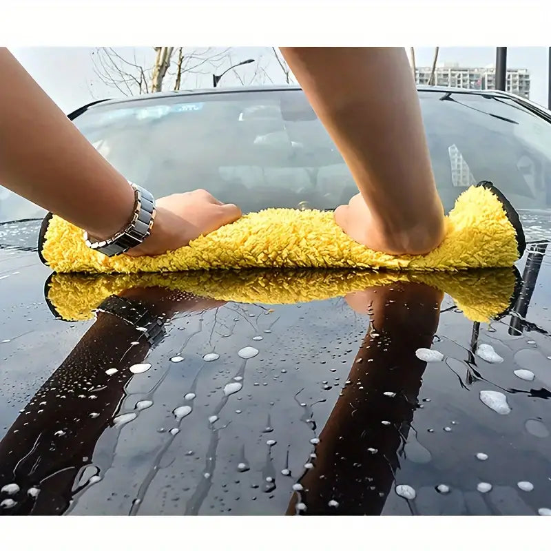 Lavete auto din microfibră, dublă față, super absorbantă
