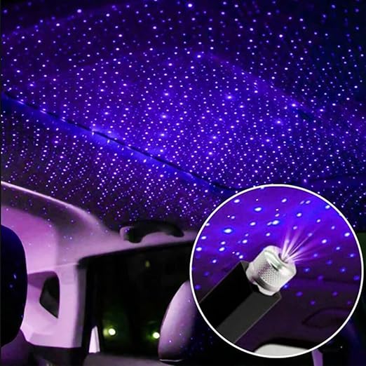 Proiector de lumină ambientală cu stele, LED și USB