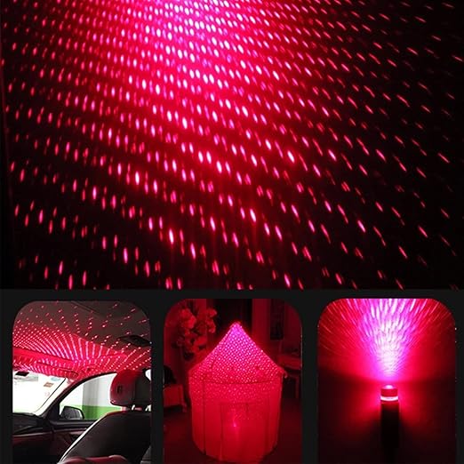 Proiector de lumină ambientală cu stele, LED și USB