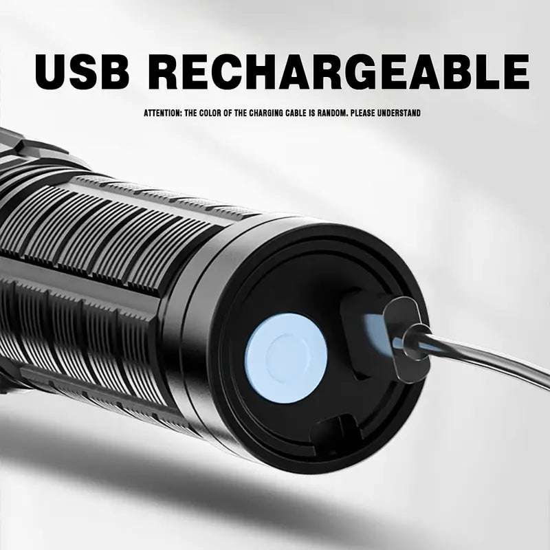 Mini lanteră LED, reîncărcabilă USB, 3 moduri iluminare