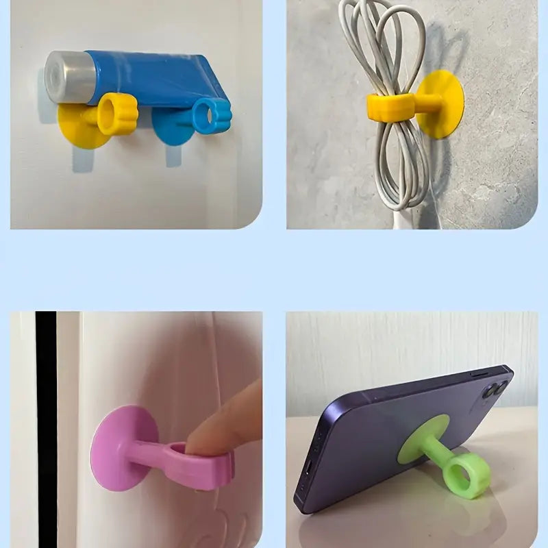 Set 5 bucăți opritoare de ușă cu ventuze