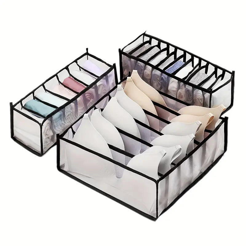 Organizator din plasă pentru depozitare lenjerie