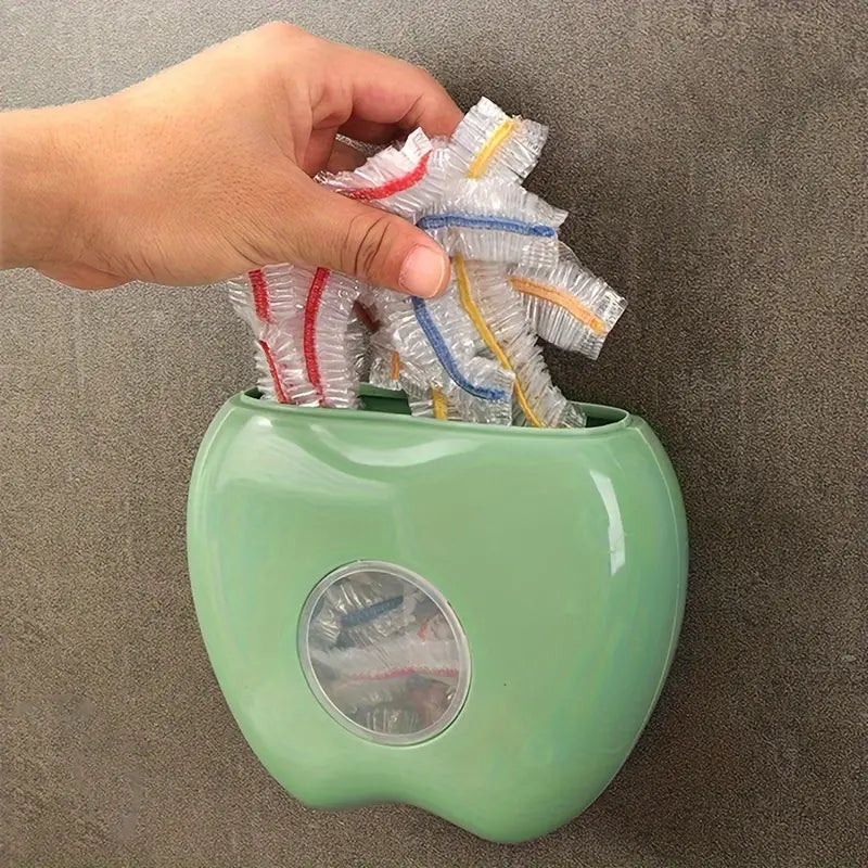 Suport pentru pungi din plastic în forma de măr