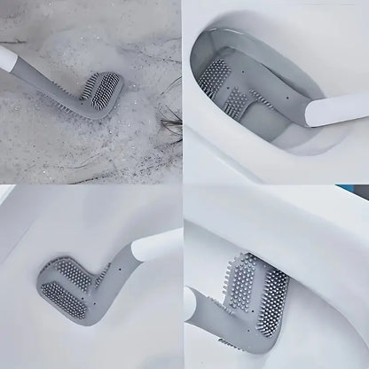 Perie de curățat toaleta din silicon