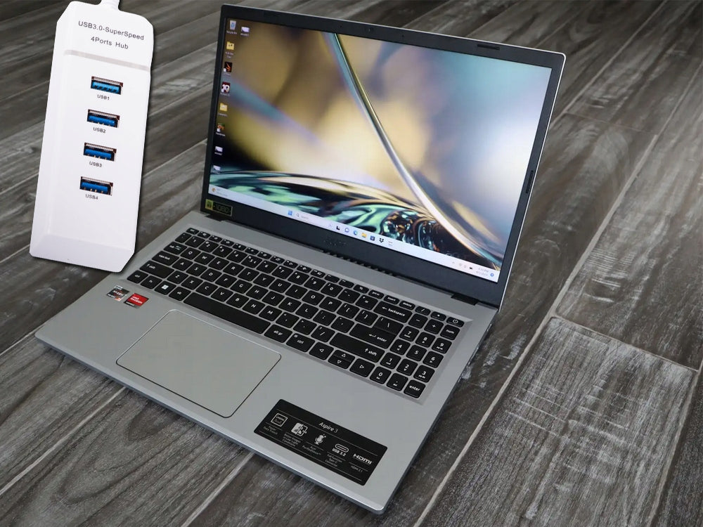 Hub usb 3.0 cu 4 porturi, viteză transfer de 5 Gbps