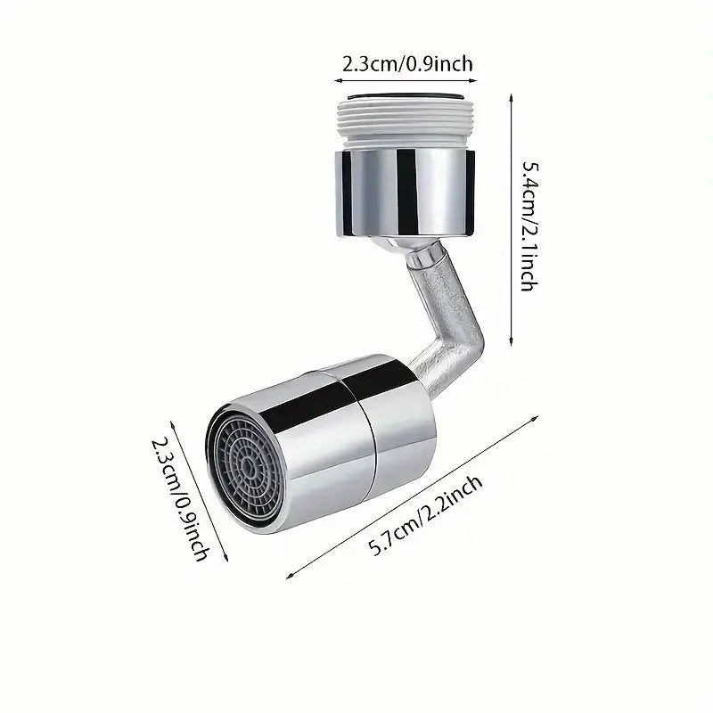 Extensor universal, 2 jeturi apă, rotire 360°