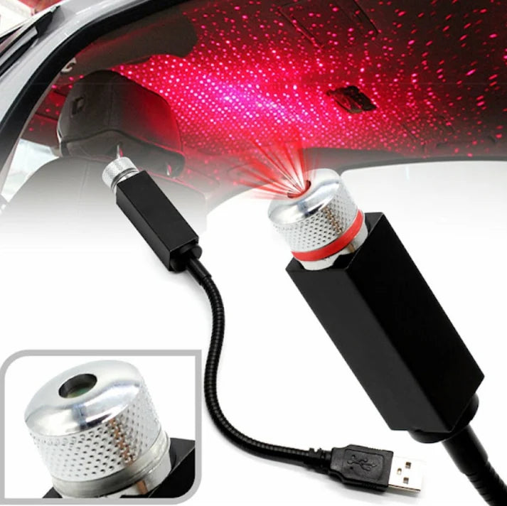 Proiector de lumină ambientală cu stele, LED și USB