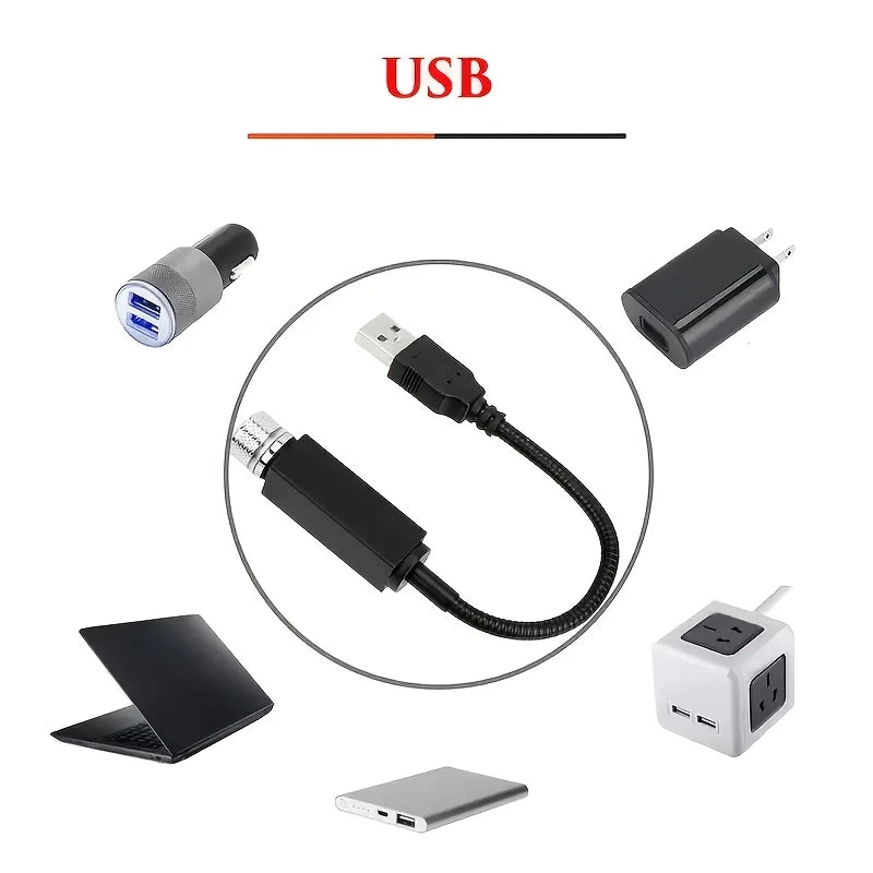 Proiector de lumină ambientală cu stele, LED și USB