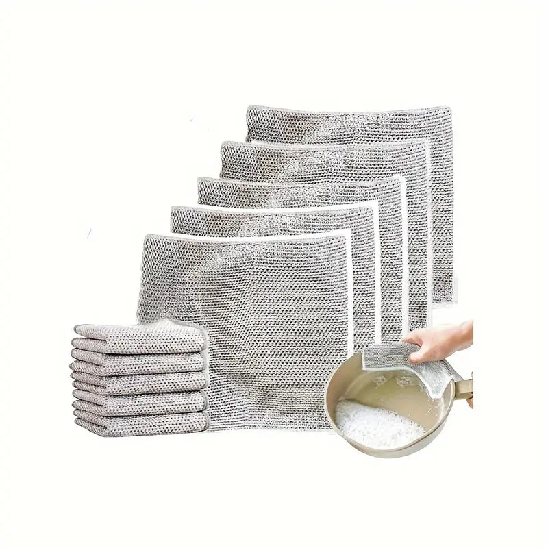 Set 5 prosoape de curățat vase din sârmă