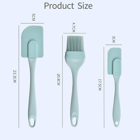 Set 3 ustensile din silicon pentru gătit