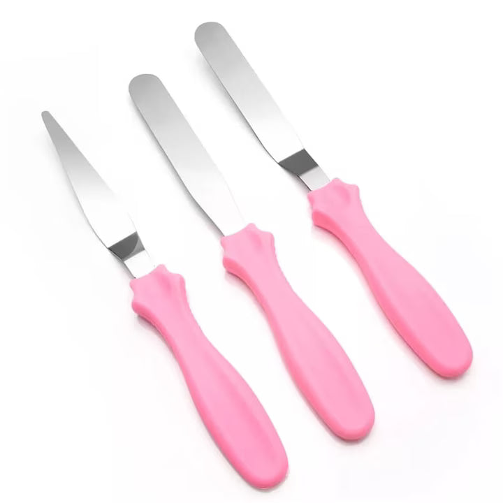 Set de 3 spatule pentru prăjituri, 23 cm