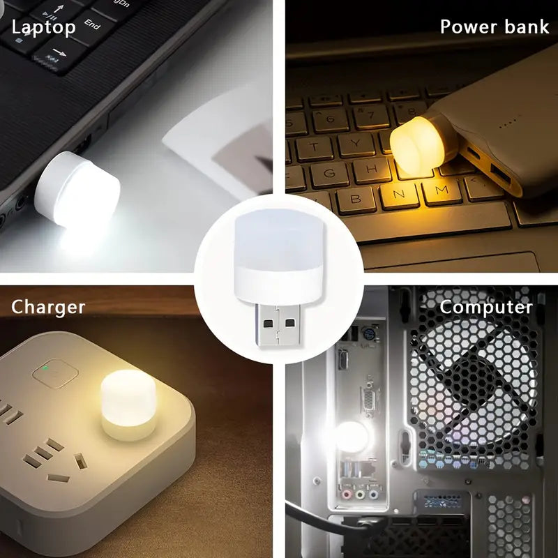 Set 5 lumini ambientale de noapte cu USB