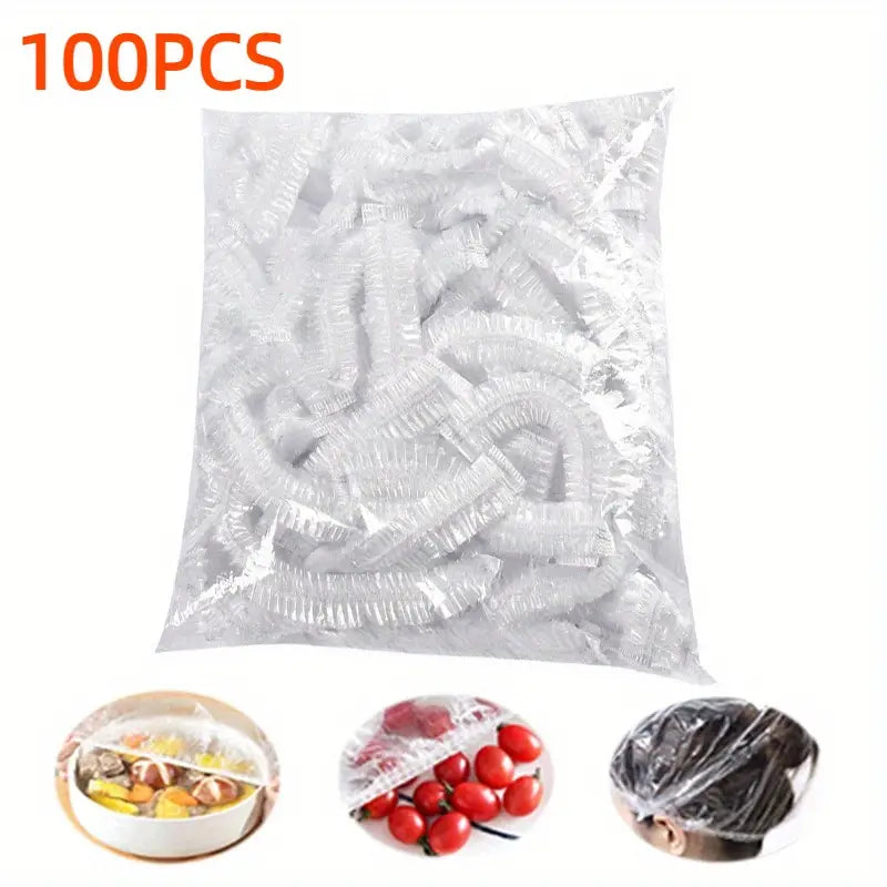 Set 100 pungi alimentare elastice