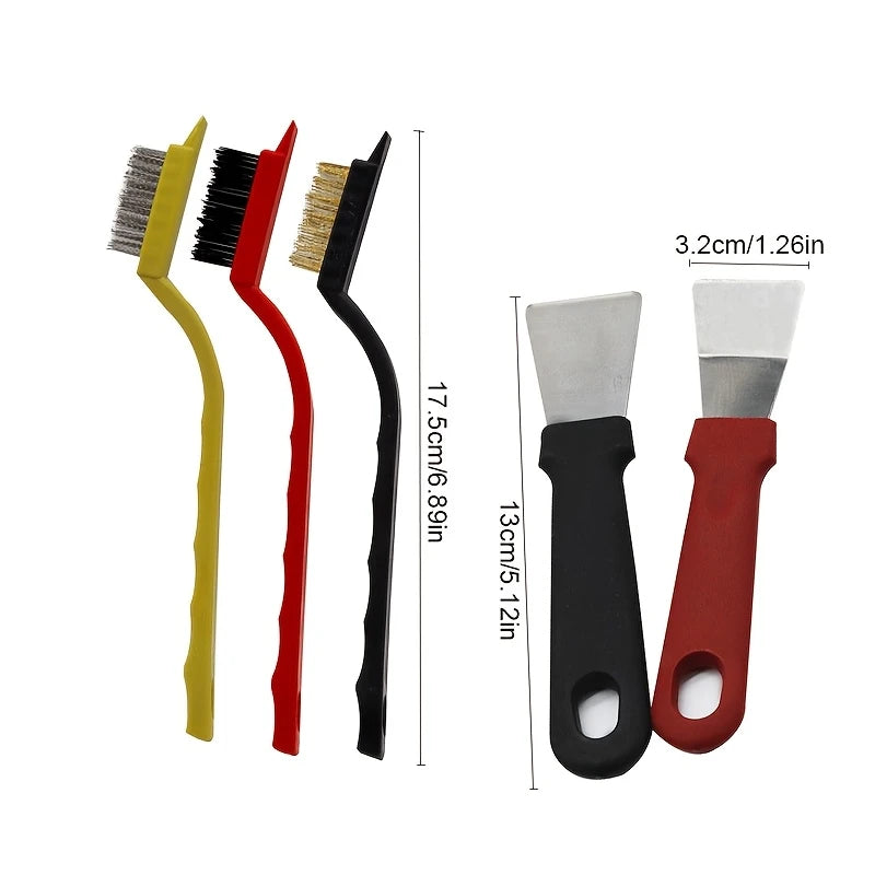 Set 5 ustensile pentru curățare detaliată