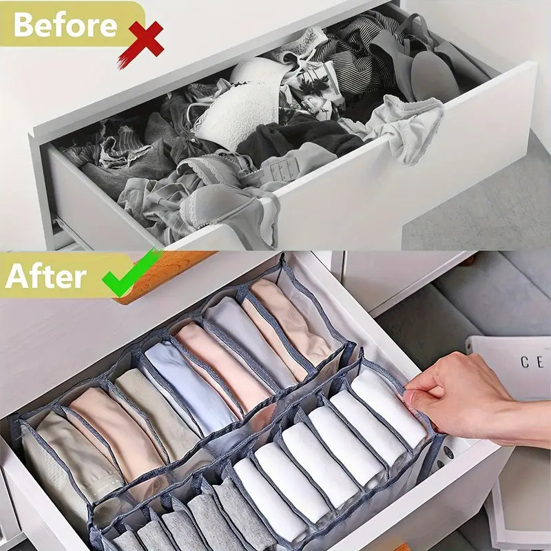 Organizator din plasă pentru depozitare lenjerie