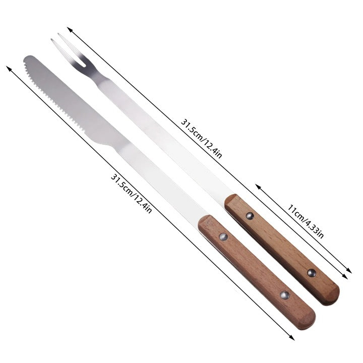 Set tacâmuri pentru grătar din 2 piese