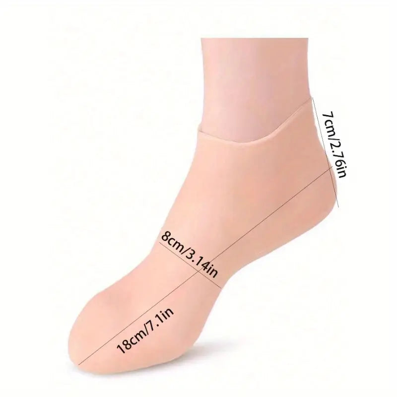 Șosete exfoliante și hidratante pentru călcâie crăpate