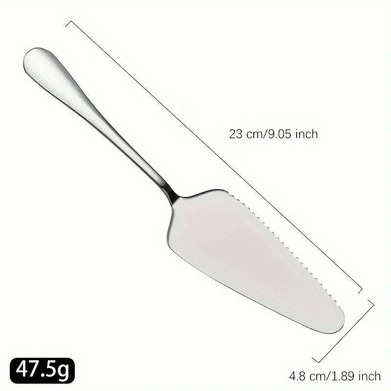 Rozsdamentes acél desszert tálaló spatula