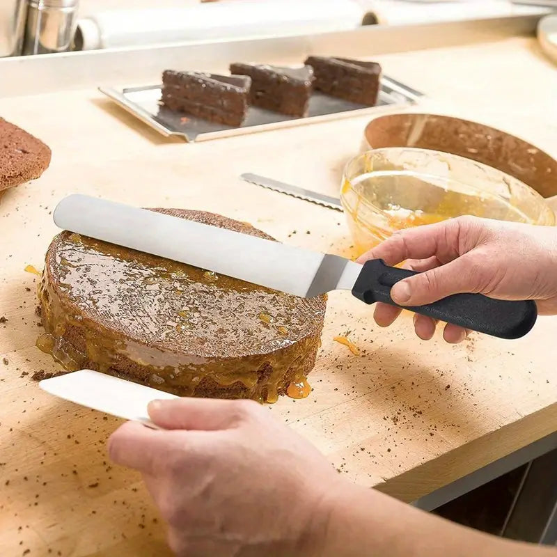 Spatulă din oțel inoxidabil pentru ornare glazură