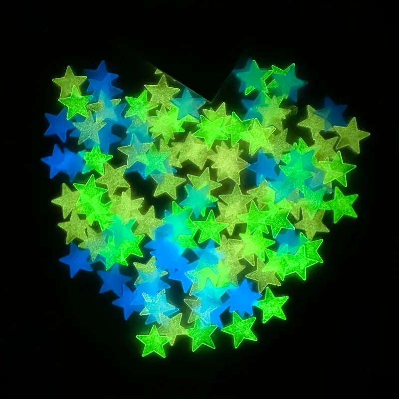 Set 100 stele fosforescente