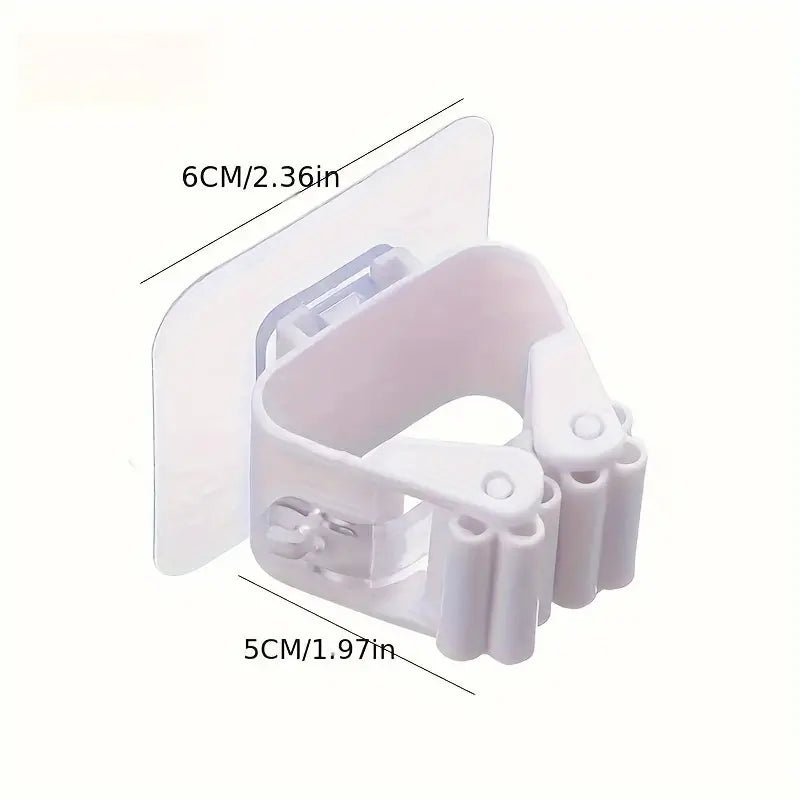 Set 2 bucăți suport de perete pentru mop și mătură