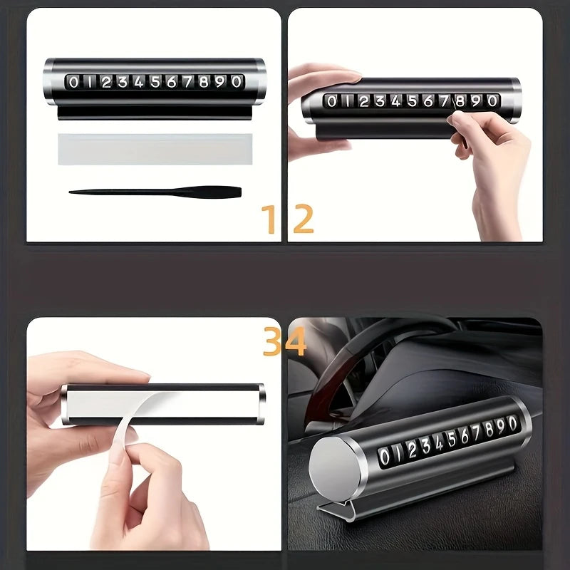 Suport număr telefon cu cifre rotative