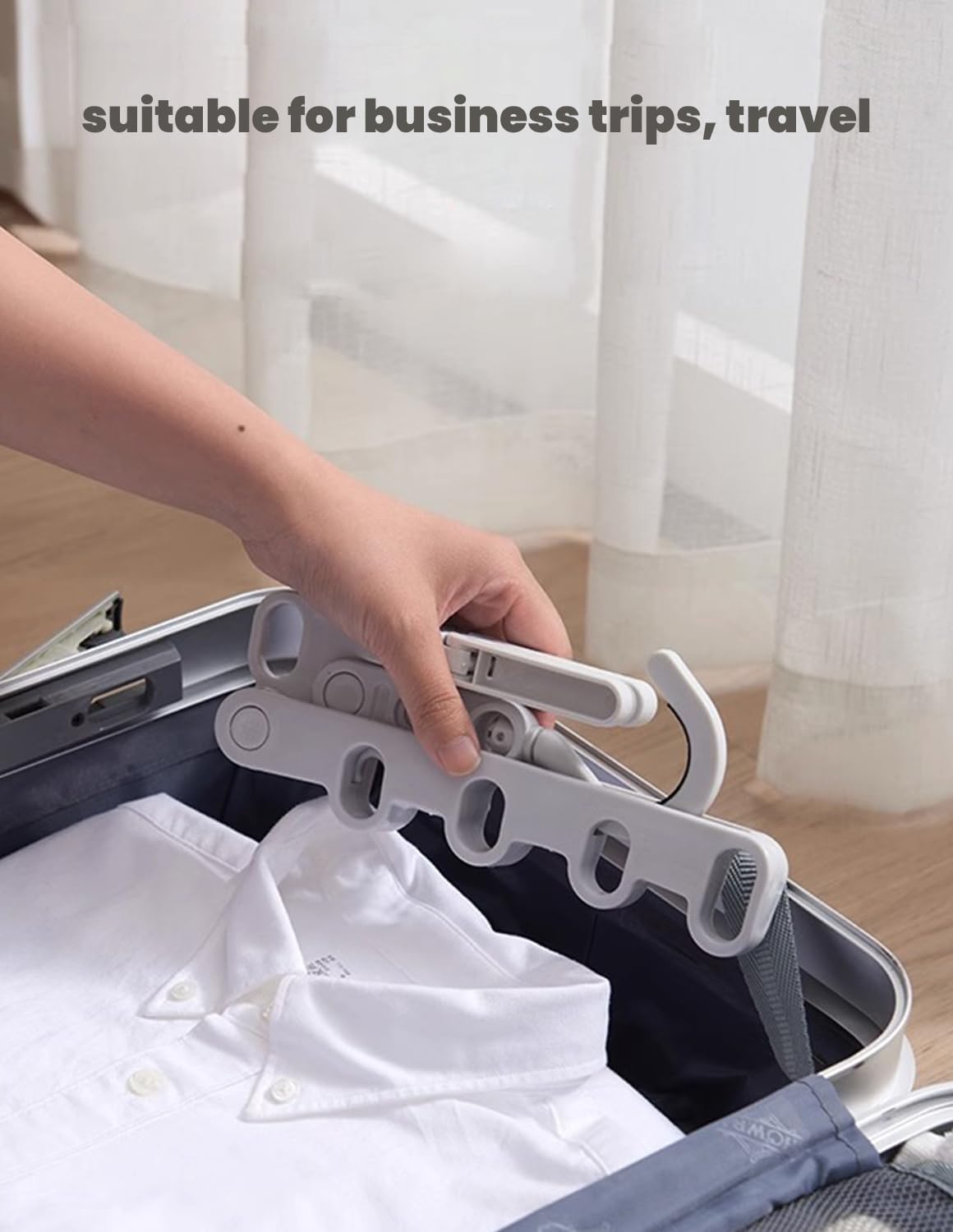 Összecsukható akasztótartó 5 kampóval