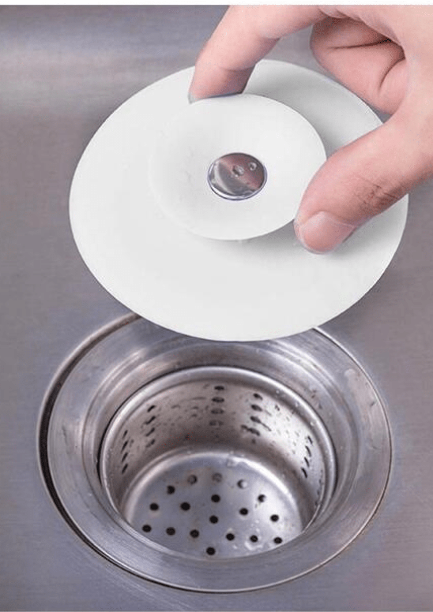 Dop de scurgere pentru chiuvetă din silicon - evonio™