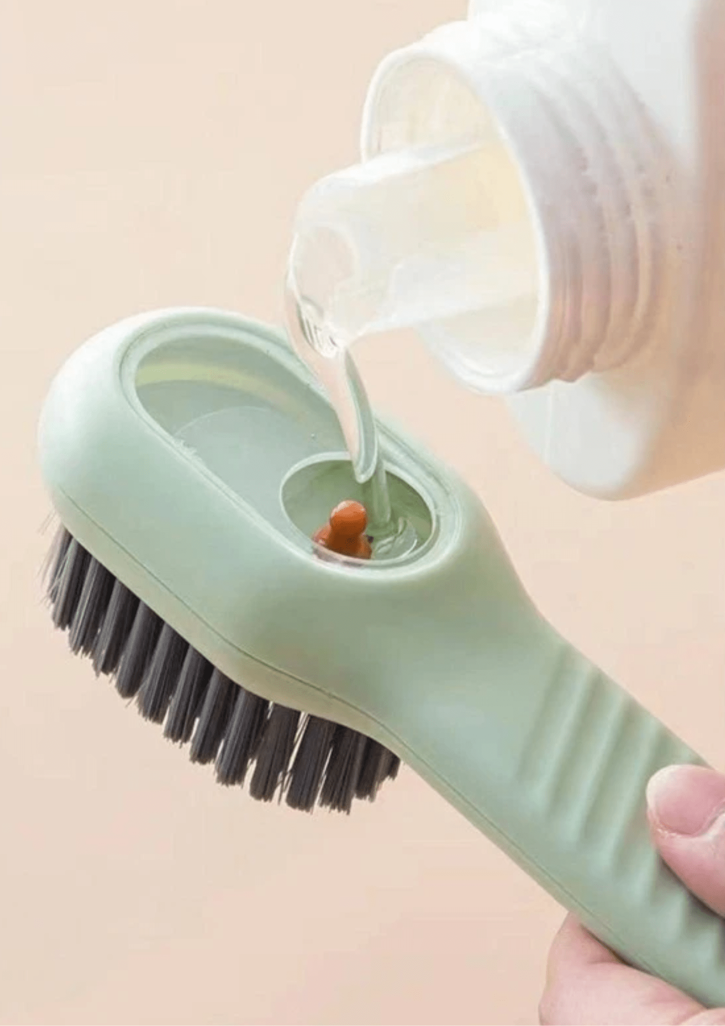 Perie de curățare cu recipient de săpun - evonio™