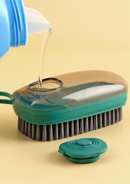 Perie de curățat cu rezervor de detergent