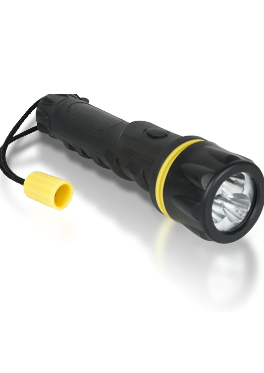 Lanternă cu 3 LED-uri din cauciuc