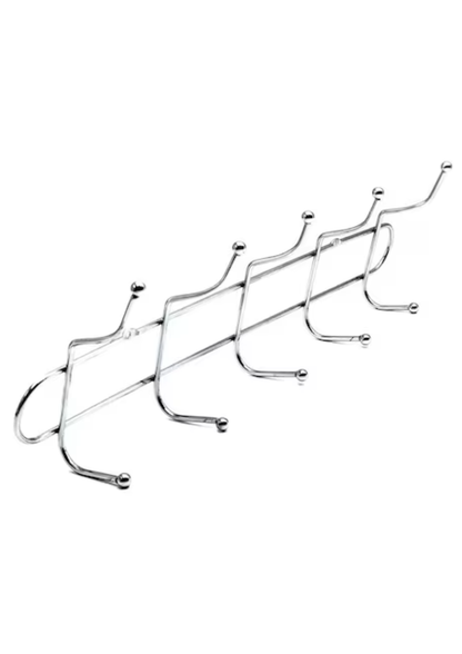 Cuier de perete cu 2 rânduri, 10 cârlige