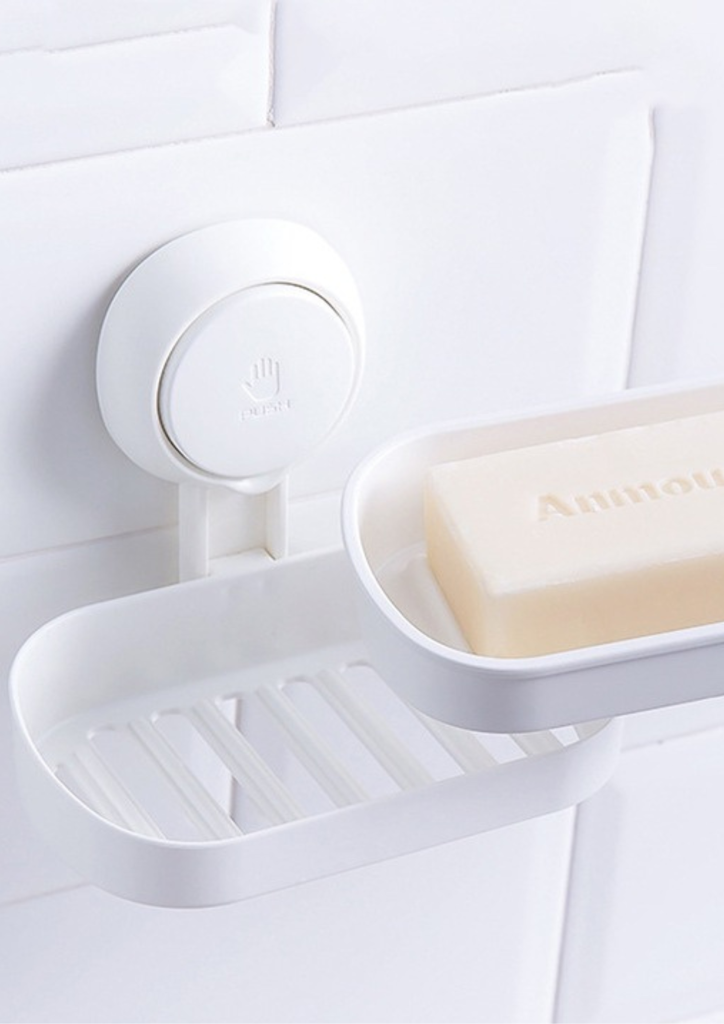 Suport săpun cu prindere prin ventuză